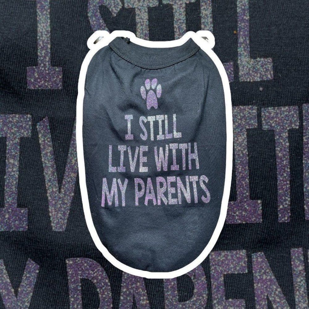 Handcrafted Funny dog shirt, Dog apparel, Dog Clothing, Funny Dog Tshirt medium
